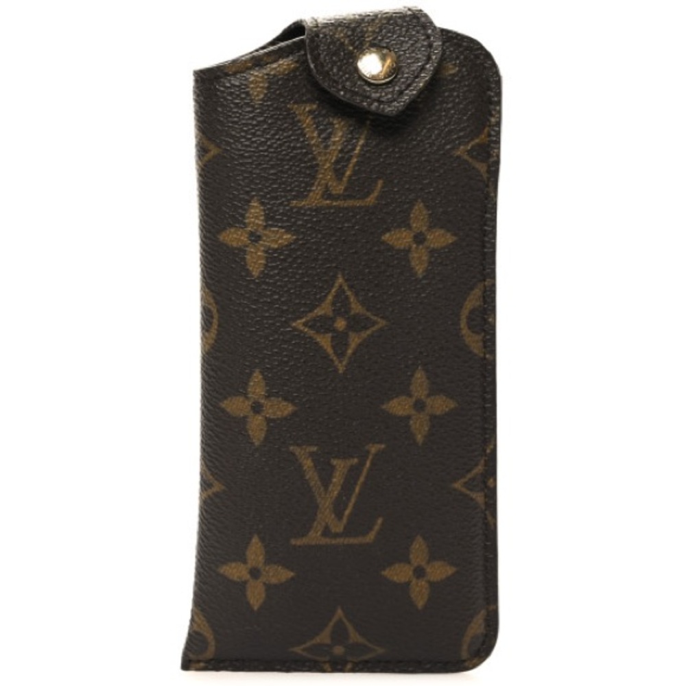 Authentic Louis Vuitton Etui Lunette Eyeglass Case with Snap